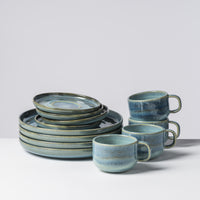 Tiefer See - Kaffeeservice für 4 Personen