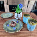 Flussufer - Kaffeebecher 4er-Set