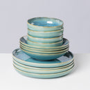 Tiefer See - Speiseservice für 4 Personen