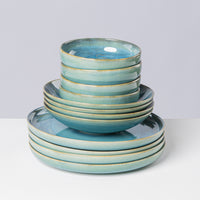 Tiefer See - Speiseservice für 4 Personen